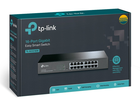 Switch TP-Link 16p TL-SG1016DE Rack Switch TP-Link 16p TL-SG1016DE Rack