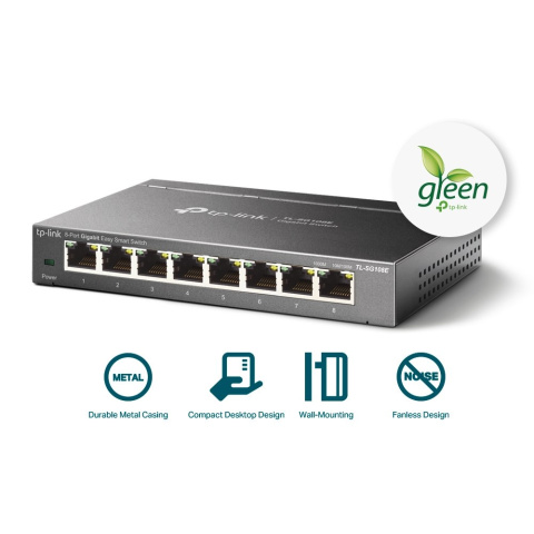 Switch TP-Link 8p TL-SG108E Switch TP-Link 8p TL-SG108E