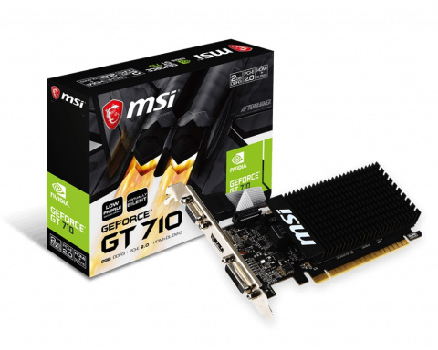 Karta graficzna MSI GeForce GT 710 Low Profile 2GB DDR3