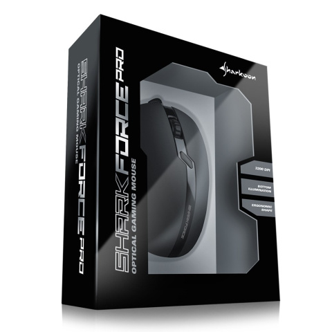 Mysz Sharkoon Shark Force PRO Black Mysz Sharkoon Shark Force PRO Black