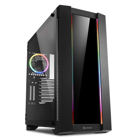 Obudowa Sharkoon CA200G ATX Elite Shark Tempered Glass Obudowa Sharkoon CA200G ATX Elite Shark Tempered Glass