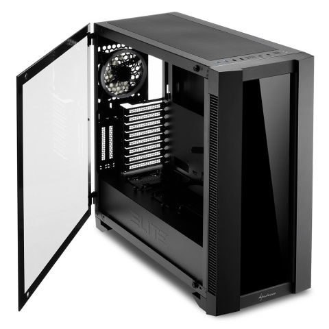 Obudowa Sharkoon CA200G ATX Elite Shark Tempered Glass Obudowa Sharkoon CA200G ATX Elite Shark Tempered Glass