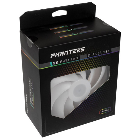 Wentylator Phanteks SK D-RGB 140mm PWM 3-pack Wentylator Phanteks SK D-RGB 140mm PWM 3-pack