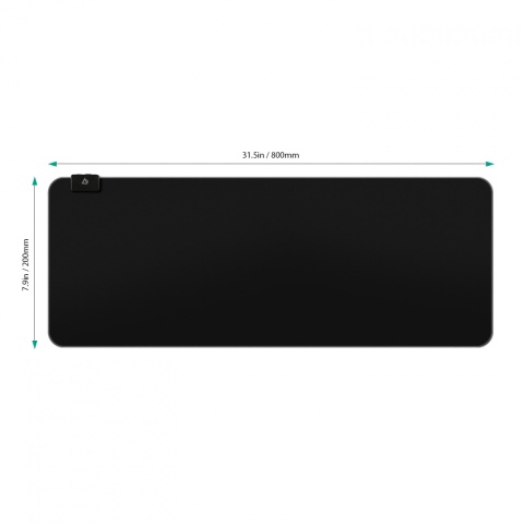 Podkładka pod mysz Aukey RGB Mouse Pad KM-P6