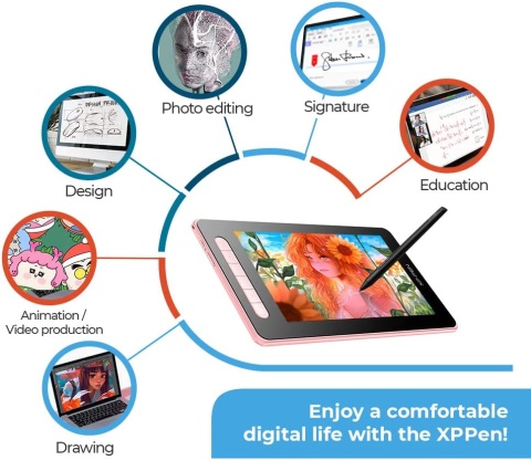 Tablet graficzny XP-Pen Artist 10 2nd Pink (różowy)