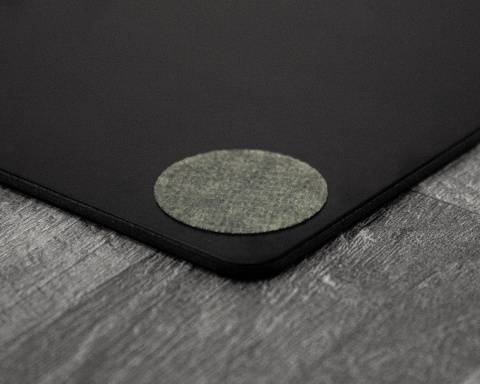 Szklana podkładka SkyPAD 3.0 Black Cloud 350 × 300 mm (czarna)
