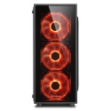 Obudowa Sharkoon TG4 Red Tempered Glass