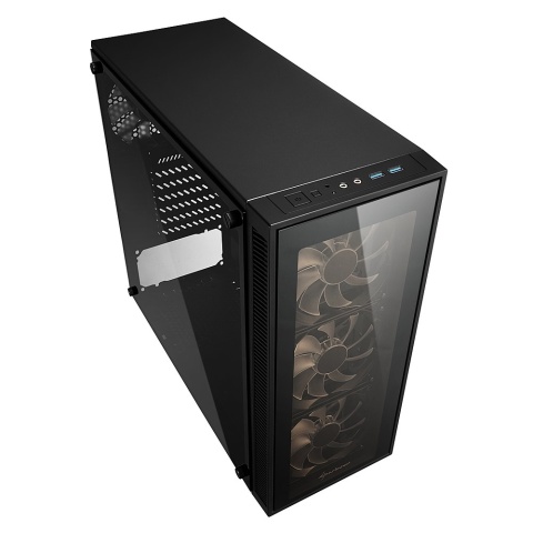 Obudowa Sharkoon TG4 Red Tempered Glass