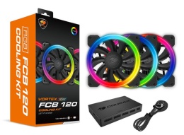 Zestaw Cougar Vortex RGB FCB 120 Cooling Kit (3x)